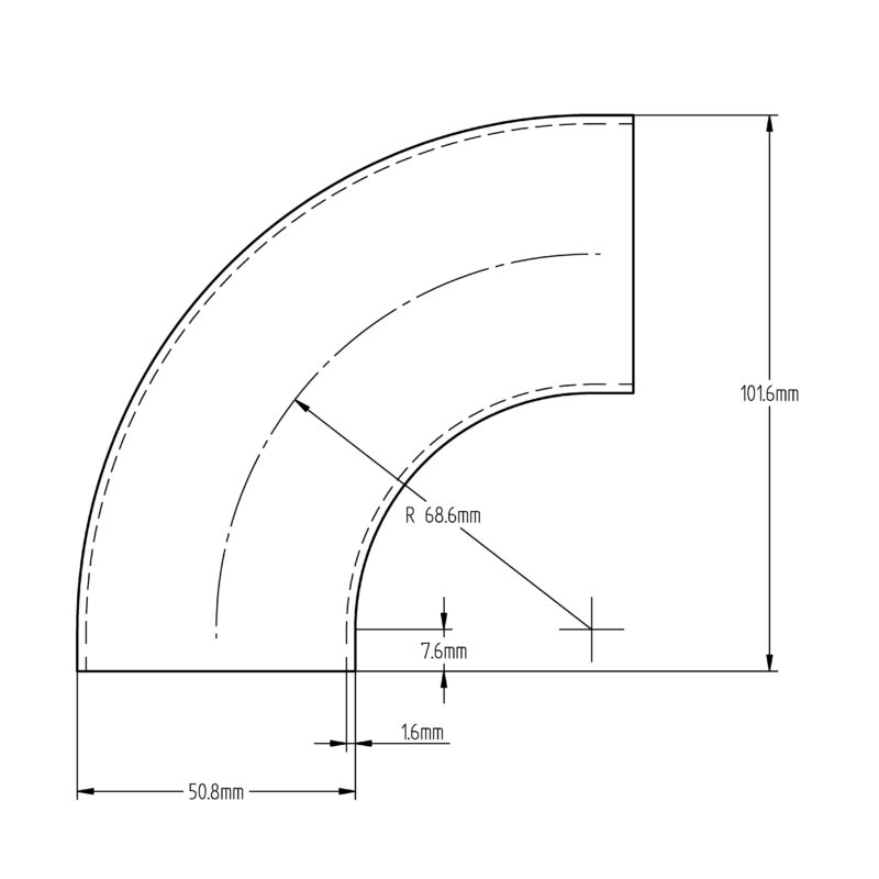 50.8 x 1.6 90° Zetan