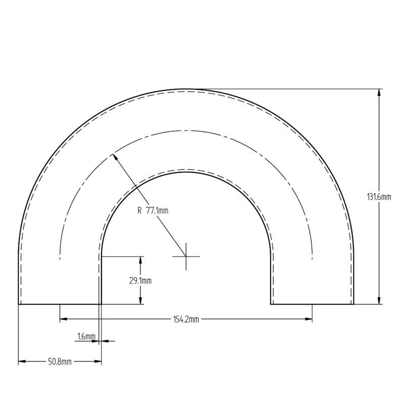 50.8 x 1.6 180° Uni AS1528.3